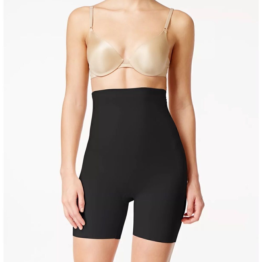 Maidenform Women's Light Control High-Waist Thigh Slimmer DM2561 in the Size L